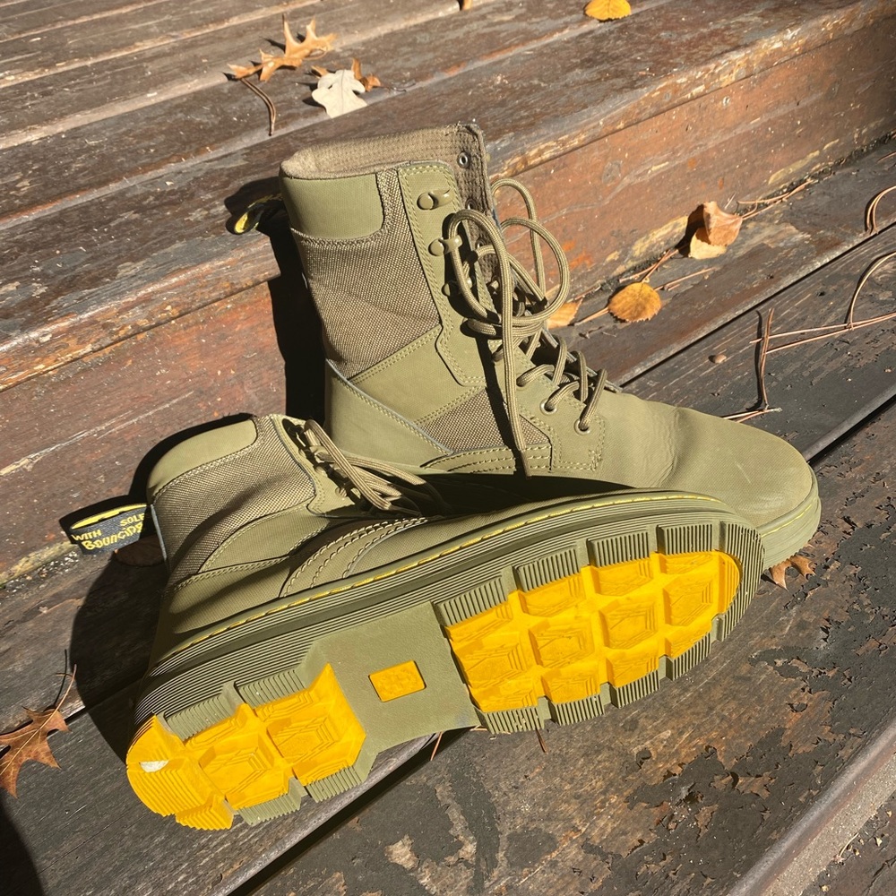 Dr. (Doc) Martens Combs Forest Green AirWair Mens Boots